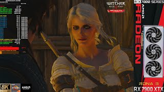 The Witcher 3 Next Gen High Settings FSR 8K | 7900 XTX | R9 7950X 3D