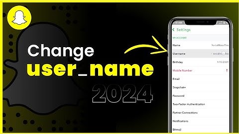 How to change your username in Snapchat 2024 🤔| SocialMusa