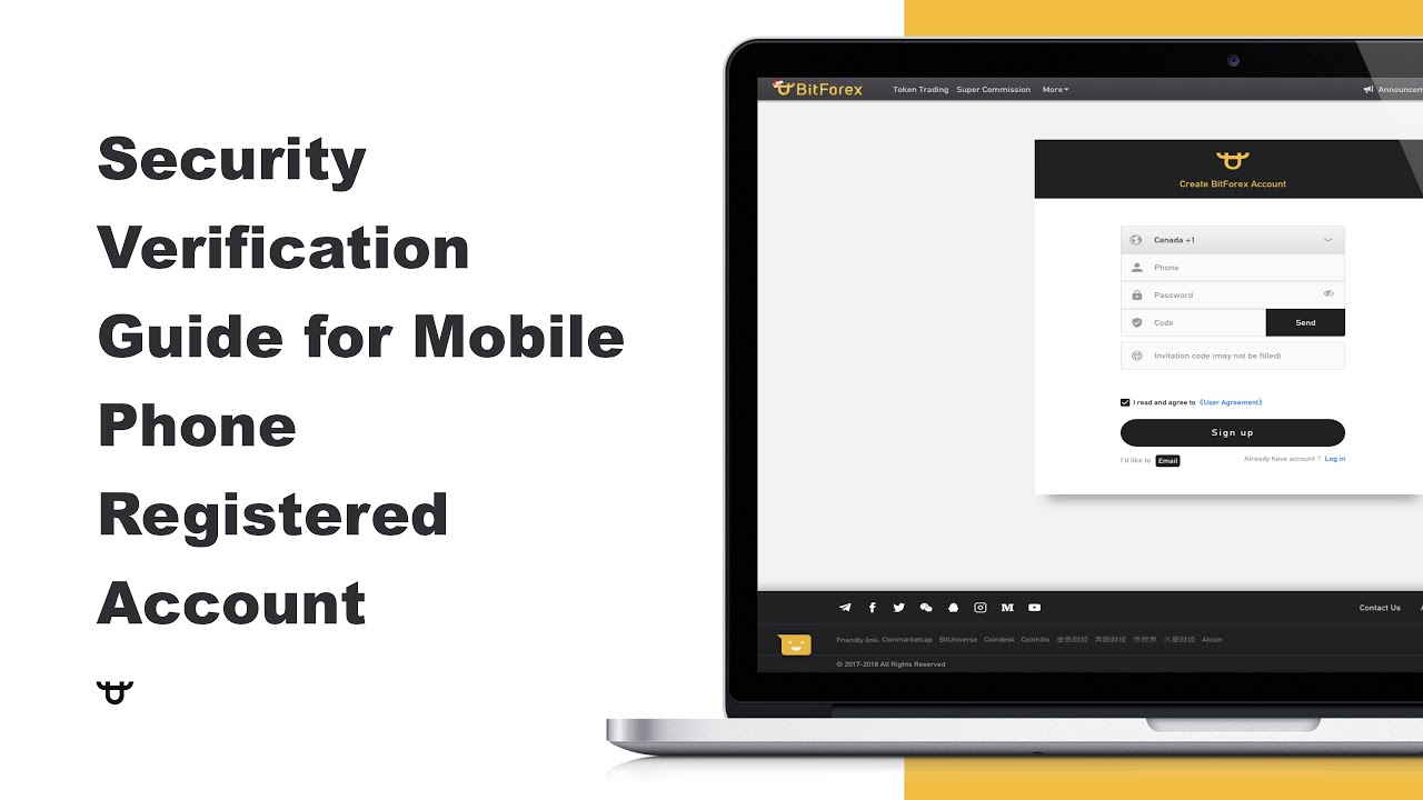 ［BitForex Tutorial］Security Verification Guide for Mobile Phone Registered  Account