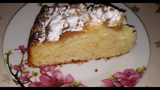 Вкуснейшая шарлотка с яблоками и творогом)в духовке)