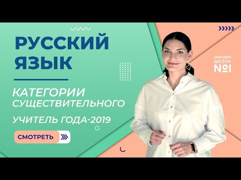 Категории имен существительных | Русский язык | Учитель года – 2019 – Лариса Гивиевна
