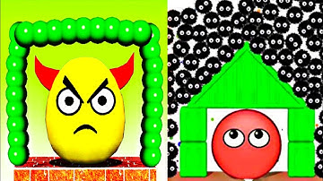 Draw to Smash Puzzle VS Hide Ball Logic Puzzle | Teasers Mix Logic Test IQ
