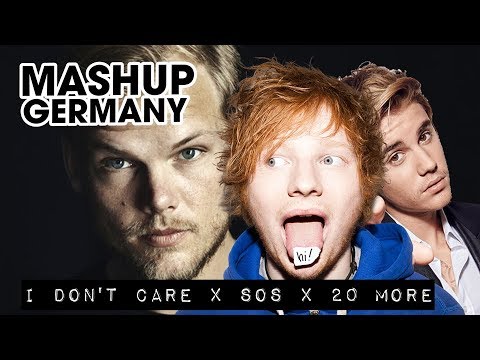 ed-sheeran-&-justin-bieber-x-avicii-x-20-more---i-don't-care-x-sos-(mashup-germany-multimash)
