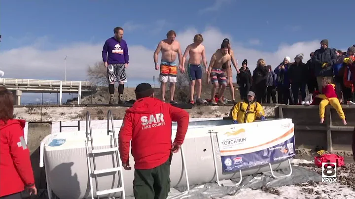 Polson residents take polar plunge to benefit Montana Special Olympics