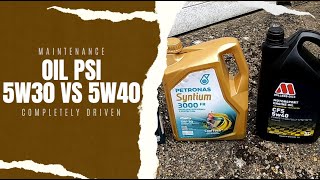 Mazda MX5/Miata NC Mk3 - Maintenance Ep. 23  - Oil PSI test 5w30 Vs Millers 5w40.