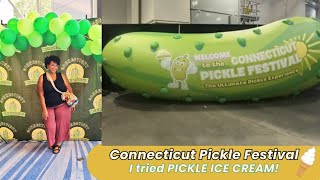 Connecticut Pickle Festival| Mohegan Sun| I tried PICKLE ICE CREAM! Content