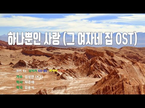 [은성 반주기] 하나뿐인사랑(그여자네집OST) - 김성면(K2)
