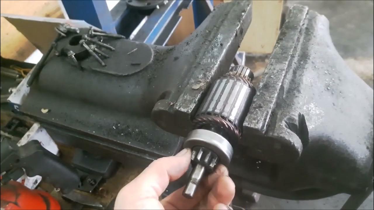 citroen C2 how to repair starter motor YouTube