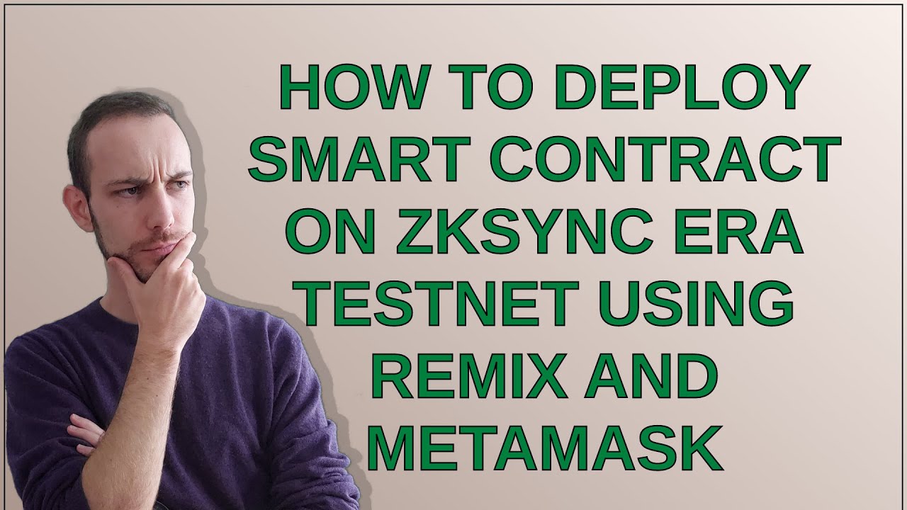 Ethereum: How to deploy smart contract on zkSync Era Testnet using ...