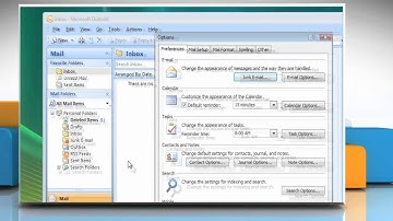Include vCard with automatic signature in Microsoft® Outlook 2007 on Windows® Vista