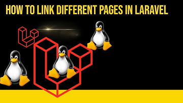 How to link different pages in Laravel
