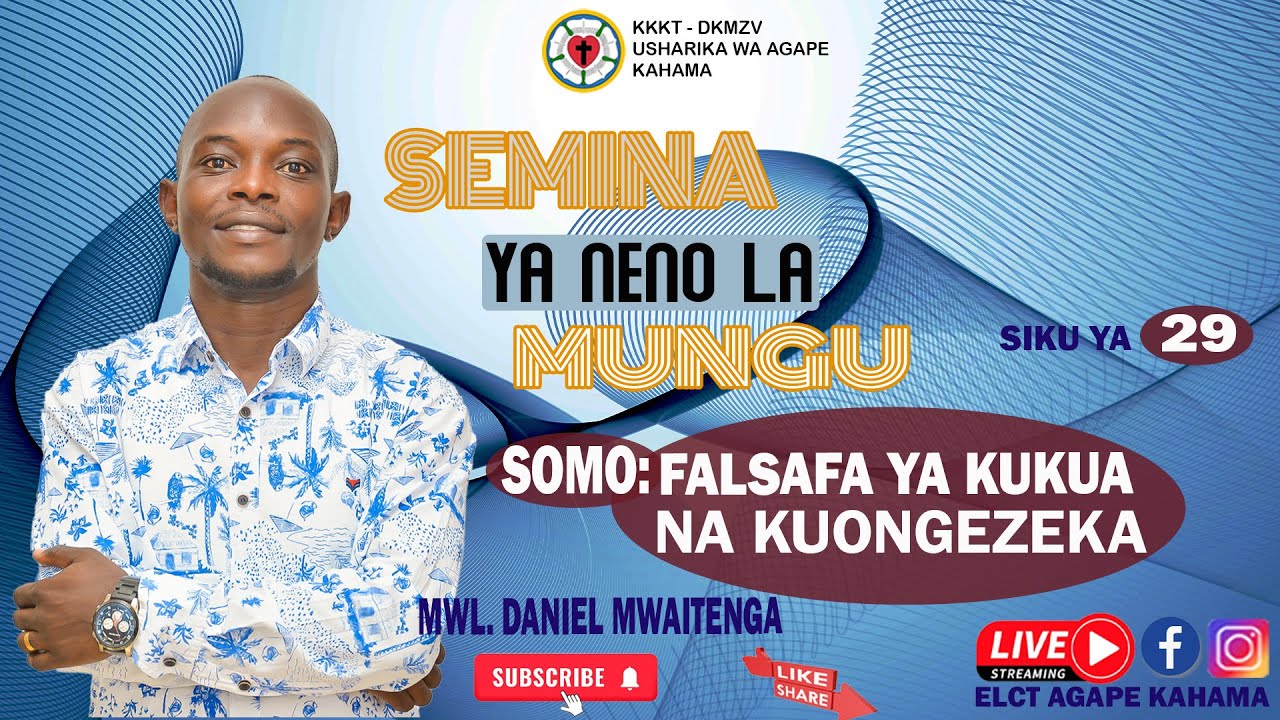 LIVE🔴 SEMINA YA NENO LA MUNGU 29/01/2026. SIKU YA 29.. MWL.  DANIEL MWAITENGA
