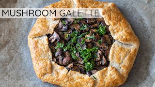 Mushroom Galette Recipe | easy & delicious, step-by-step guide