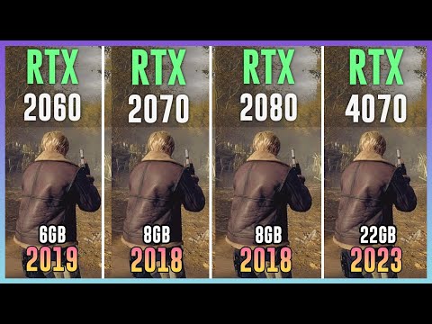 RTX 2060 vs RTX 2070 vs RTX 2080 vs RTX 4070 - Test in 12 Games