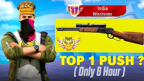 Pushing Top-1 Titel In New Gun (Winchester)🥵|| Ob52 Update new gun glory push