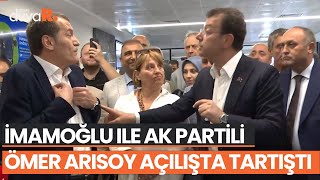 Ekrem İmamoğlu Ile Ak Partili Ömer Arısoy İski̇ Binası Açılışında Tartıştı