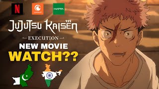 Jujutsu Kaisen Execution New Movie in India??All Updates