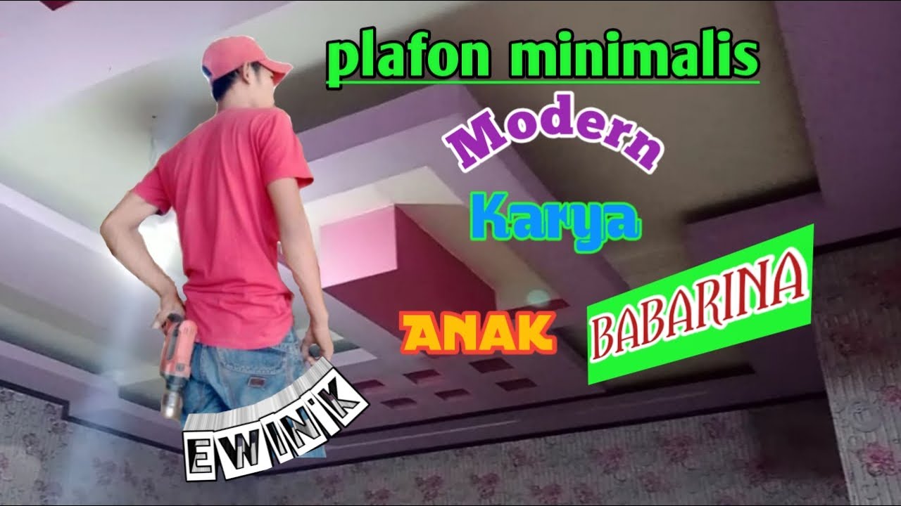  Plafon  desain  minimalis  modern YouTube