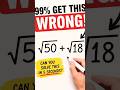 Fast Radical Trick in 5 Seconds 🔥 #trendingshorts #mathstricks #shortsfeed