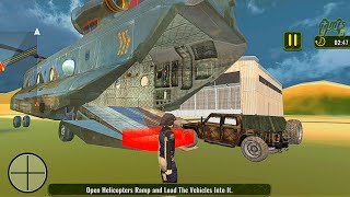 US Army Cruise Ship Tank Transport Helicopter Game - Android Gameplay screenshot 2