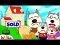 Oh no wolfoo sold his first house kids stories about wolfoo family  wolfoo channel new episodes
