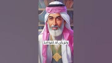 معنى كلمة كفوا في سورة الإخلاص #القران# quranmajeed #قران_كريم #معاني_كلمات_القران # #quran