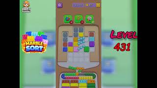 Marble Sort Level 431 Walkthrough