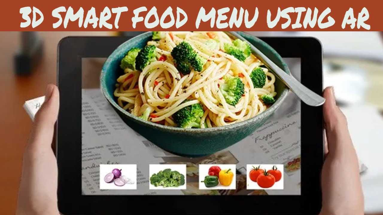 3d Smart Food Menu Augmented Reality - YouTube