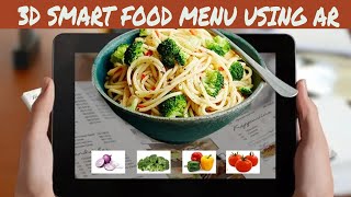 3d Smart Food Menu Augmented Reality screenshot 2