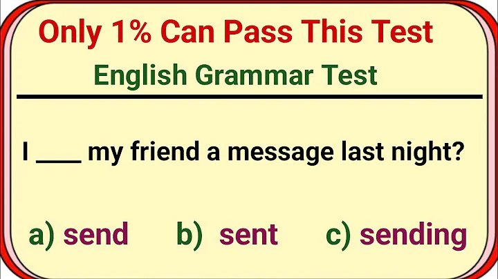 English Grammar Quiz Challenge | Grammar Expert Pro| Only 1% Can Pass This Test