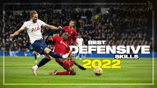 Crazy Defensive Skills & Fearless Tackles #6 | 2021/22 | HD