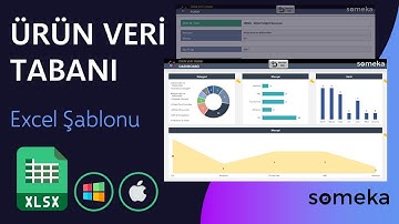 Ürün Veri Tabanı Excel Şablonu | Ürün Portföy Takibi