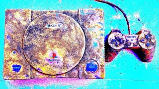 Full Restoration old Playstation Ps1 broken | Restore game Playstation 20 year old game console