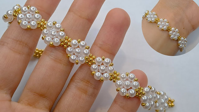 Pearl Bracelets Tutorials- Bead Along 