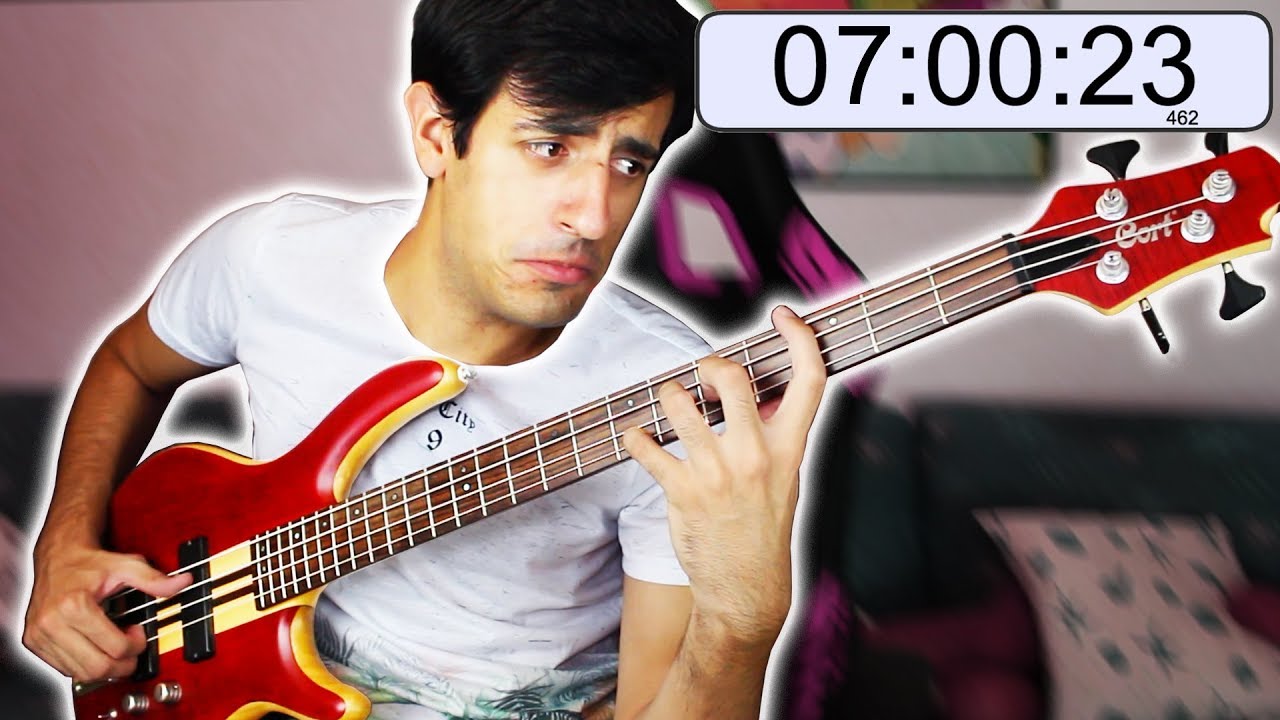 SLAPPING the BASS but I CANT STOP until FLEA RHCP notices me