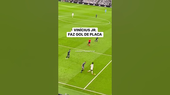 Vini Jr. faz gol de Placa #futebol #football #realmadrid