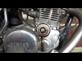 How to change engine oil SR400