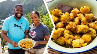 How To Make Saltfish Accra | Foodie Nation x Chef Jeremy Lovell screenshot 1