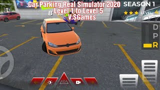 Car Parking Real Simulator 2020 Level 1 to Level 5 || @realdrgamer screenshot 5