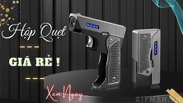 Bật lửa ga plasma hình khẩu súng | Hộp quẹt đẹp giá rẻ!