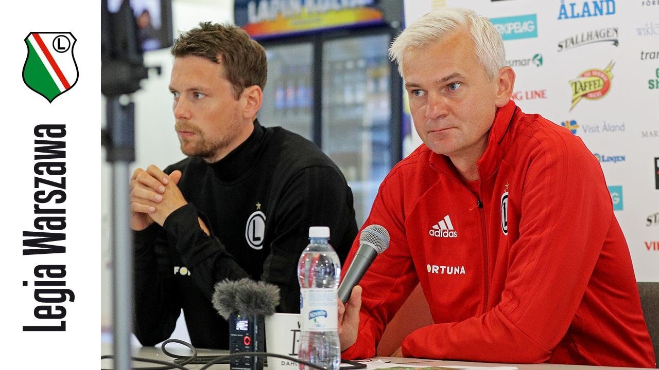 Konferencja przed meczem z IFK Mariehamn legian kriyamaha villa