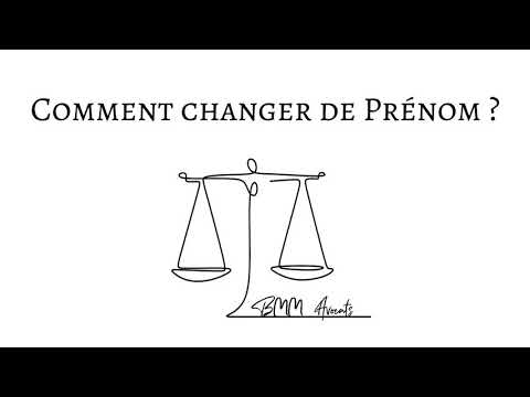 Vidéo: Comment Changer Officiellement Votre Nom Et Prénom