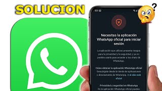 COMO Solucionar el  ERROR de WHATSAPP PLUS 2024 ✅ Bien Explicado