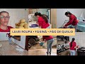 🫧🏠 ROTINA REAL | FAXINEI e ficou limpinho | PÃO de queijo • LAVEI MUITA ROUPA ACUMULADA 