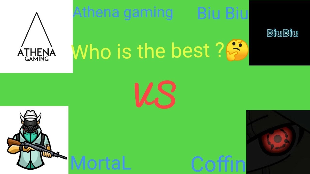 MortaL vs Athena gaming Vs BiuBiu vs coffin stats compared Season 6