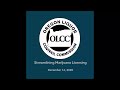 Streamlining Marijuana Licensing - December 16, 2020