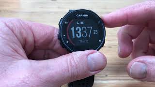 Intervals on a Garmin Forerunner 235