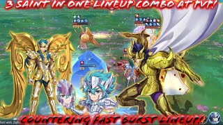 Saint Seiya: Awakening (KOTZ) - 3 Saint Only Lineup to Counter Burst Lineup Combo for Fun!