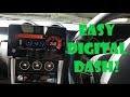 Create a Digital Dash in any car! How to make a digital dash with Realdash and OBD2 link