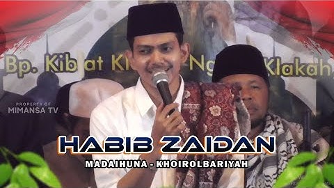 Habib Zaidan Bin Yahya Terbaru 2023 - Madaihuna + Khoirol Bariyah - feat Hadrah Sekar Langit